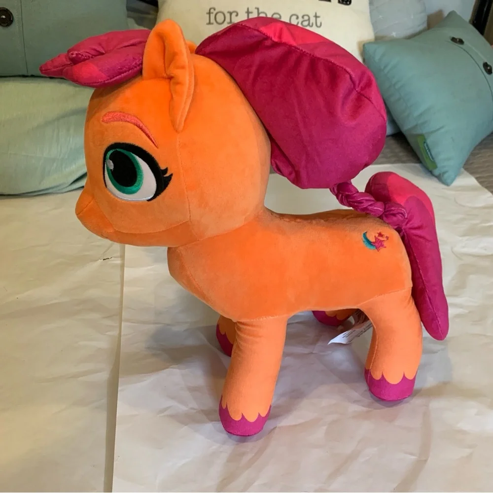 My Little Pony NWT Orange and Pink Stuffed Animal Pillow Christmas Gift Birthday